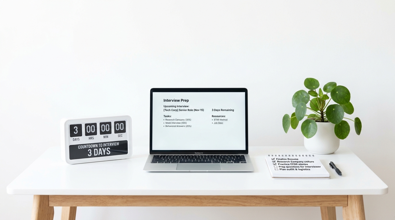 Only 3 Days Until Your Interview? An Emergency AI Preparation Guide for August 2026